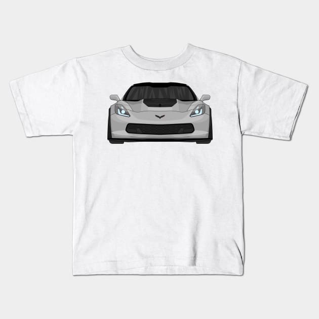 Z06 GREY Kids T-Shirt by VENZ0LIC